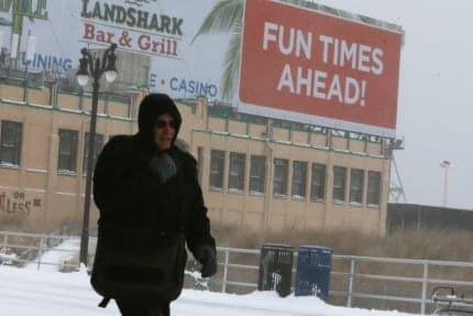 Atlantic City Braces for Two Feet of Snow, Casinos Remain Open During Blizzard