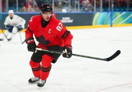Sidney Crosby alle Olimpiadi, esempio di scommesse sportive