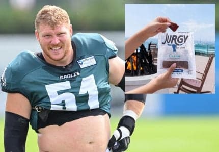 Ocean Casino Resort Launches Limited Edition Beef Jerky With Eagles Lineman Cam Jurgens
