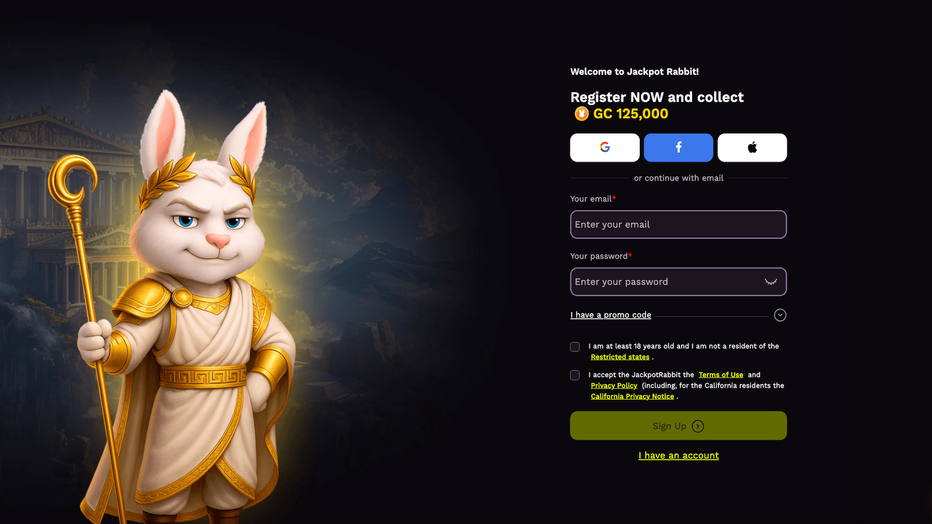 JackpotRabbit Casino Review (2026) - Get 3 Bonus SC