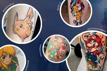 Tattoos with game characters