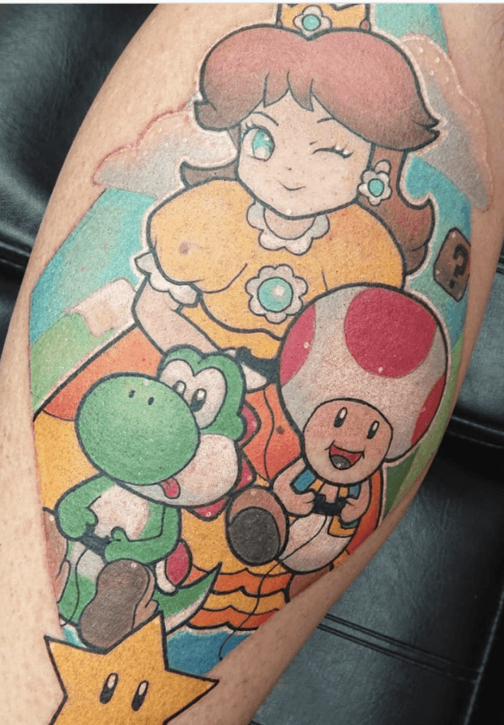 Super Mario tattoo