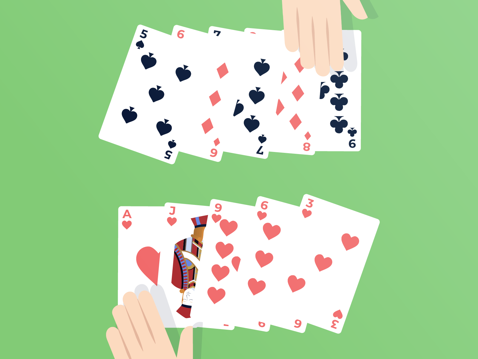 5 Card Draw  showdown