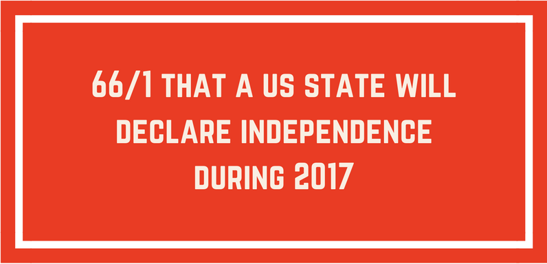 odds on state independence before 2017 ends