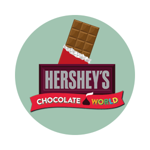 Free Hershey's World in Vegas on green background