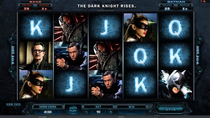 Batman’s popularity has spread to all forms of games including slots