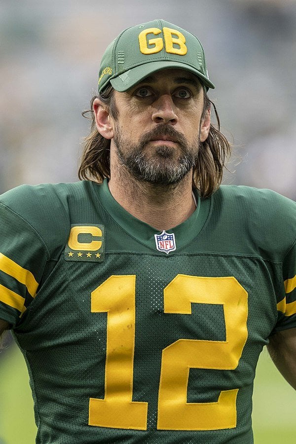 Green Bay Packers quarterback, Aaron Rodgers