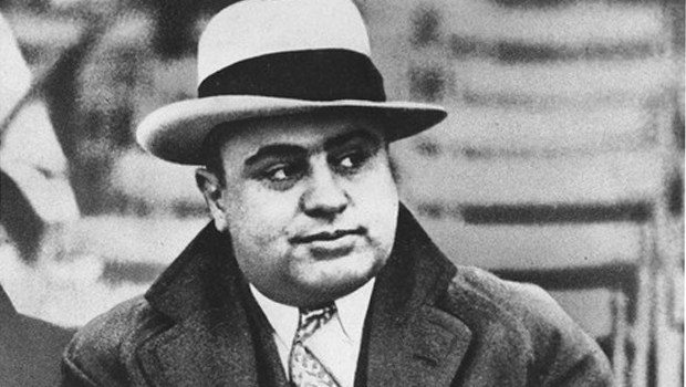A photo of the famous gangster, Al Capone