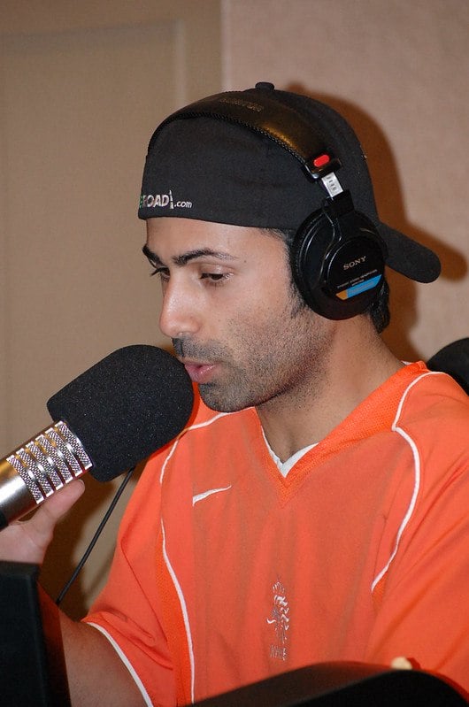 Poker commentator Ali Nejad