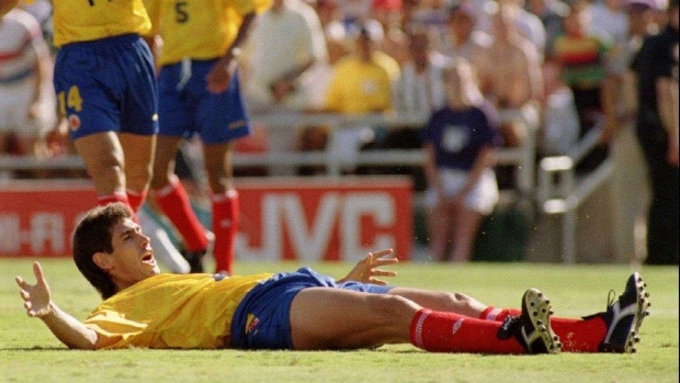 An image of the footballer Andres Escobar