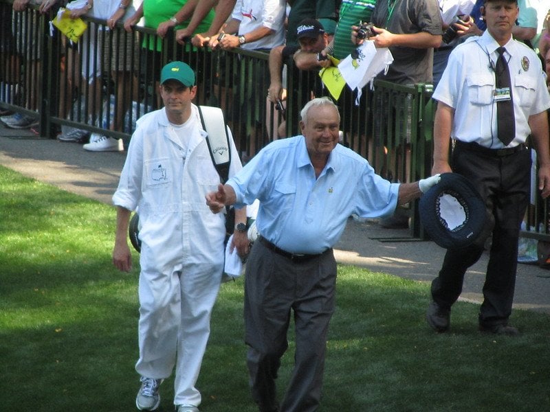 Arnold Palmer at the Masters