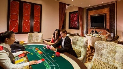 A private VIP room for Baccarat players