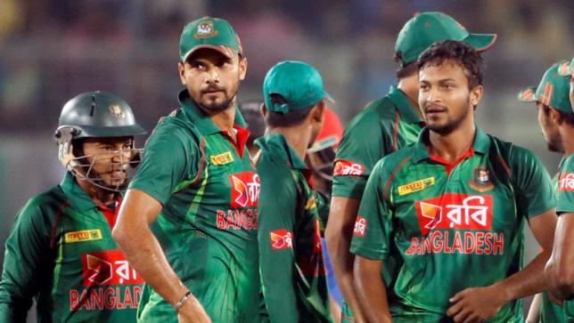 Players from the Bangladesh Cricket team
