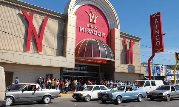 A popular bingo hall in South America
