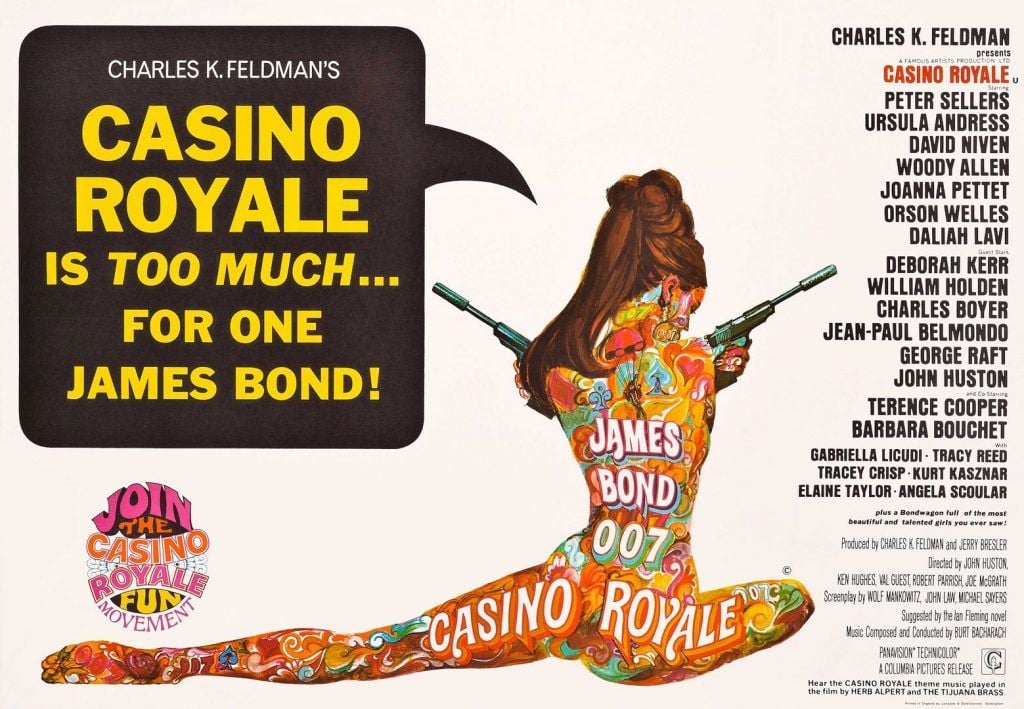 poster from 1967 movie Casino Royale