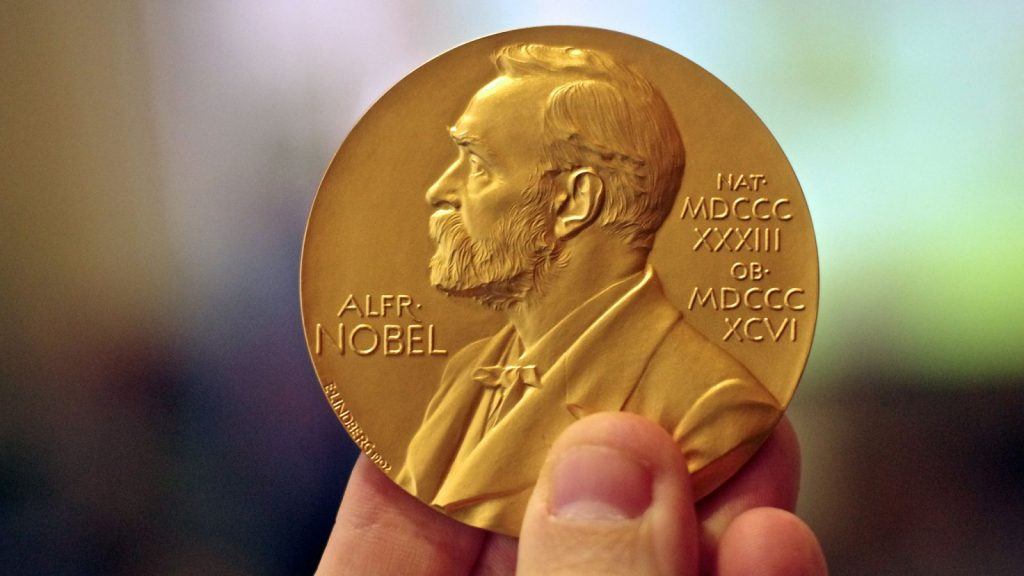 Nobel Prize chocolate coins for the winner of the bet