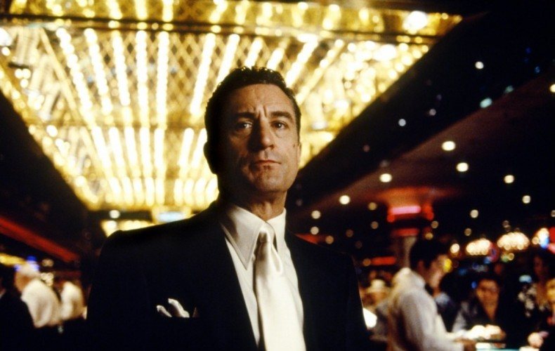 Robert De Niro starring in the 1995 film Casino