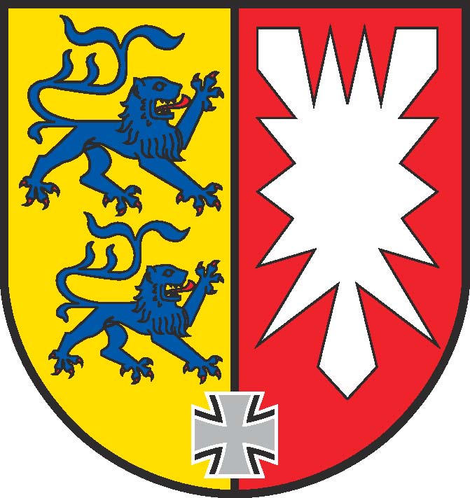 The logo for the Coat of arms of Schleswig-Holstein