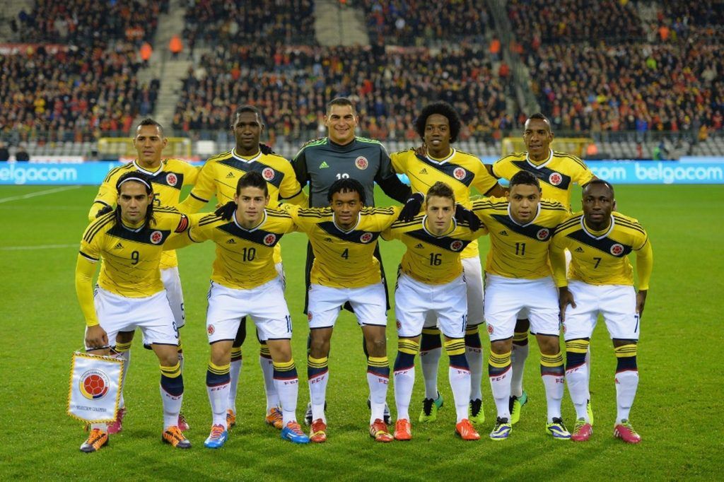 An image of the recent Colombian national team