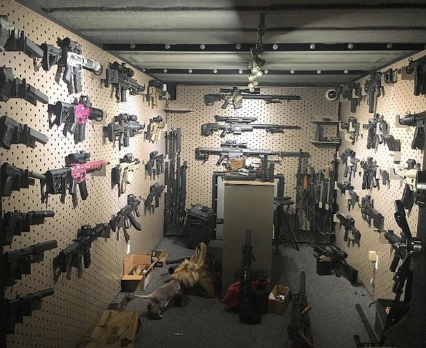 Dan Bilzerian's gun collection