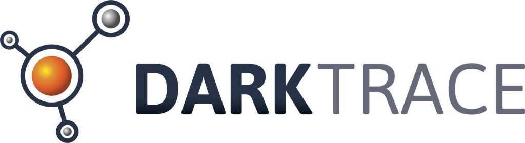 The logo for Darktrace, a cyber security firm