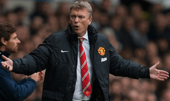 David Moyes during his time managing Manchester United