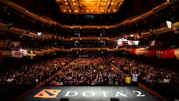 A jam packed Dota 2 eSports event