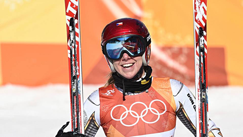 Ester Ledecka, snowboarder from the Czech Republic