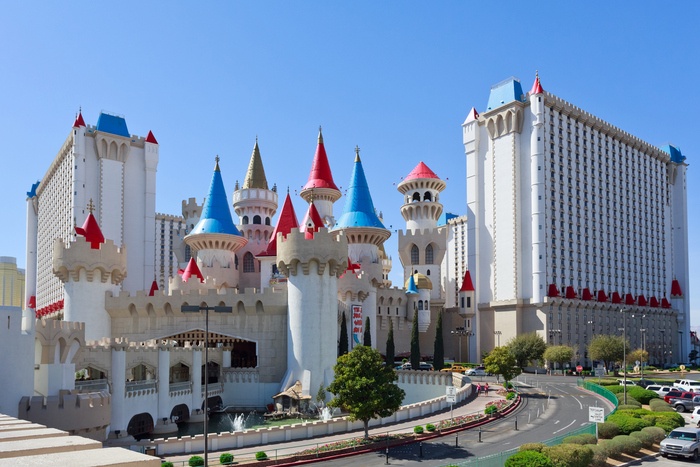 An image of the famous Excalibur Hotel and Casino, based in Las Vegas