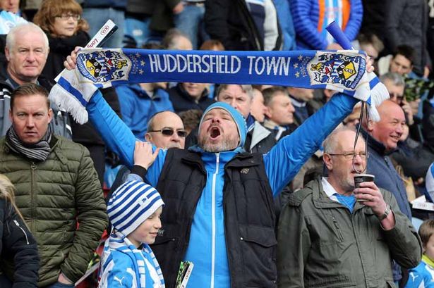 An image of a proud Huddersfield Town fan