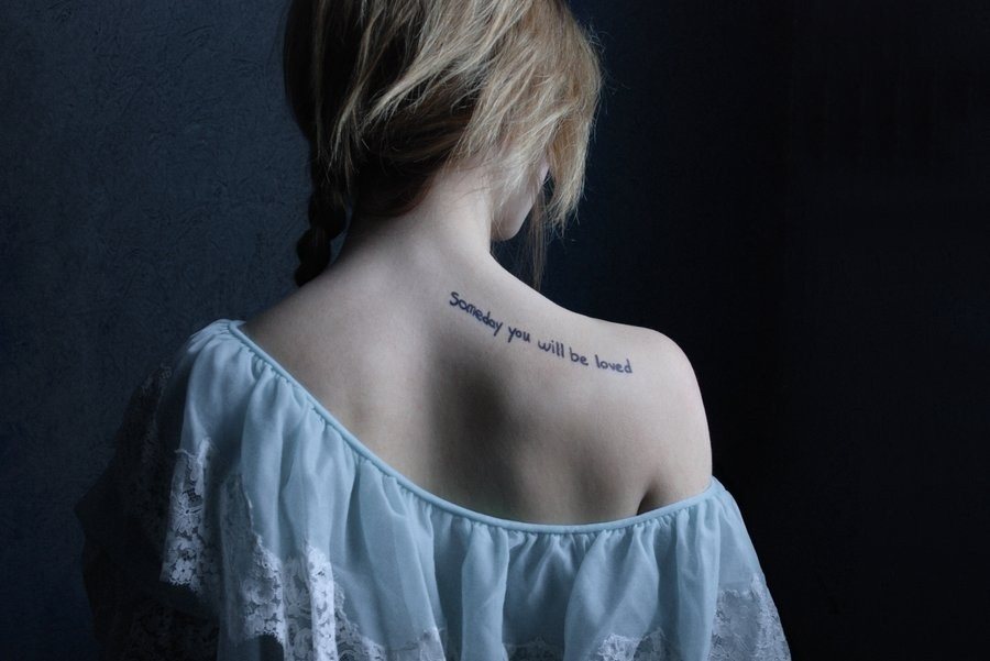 An inspirational tattoo design