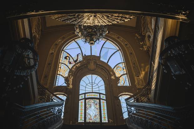 Interior windows from inside this abandoned casino