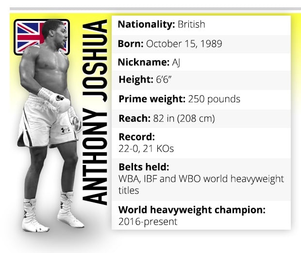 Anthony Joshua boxer profile