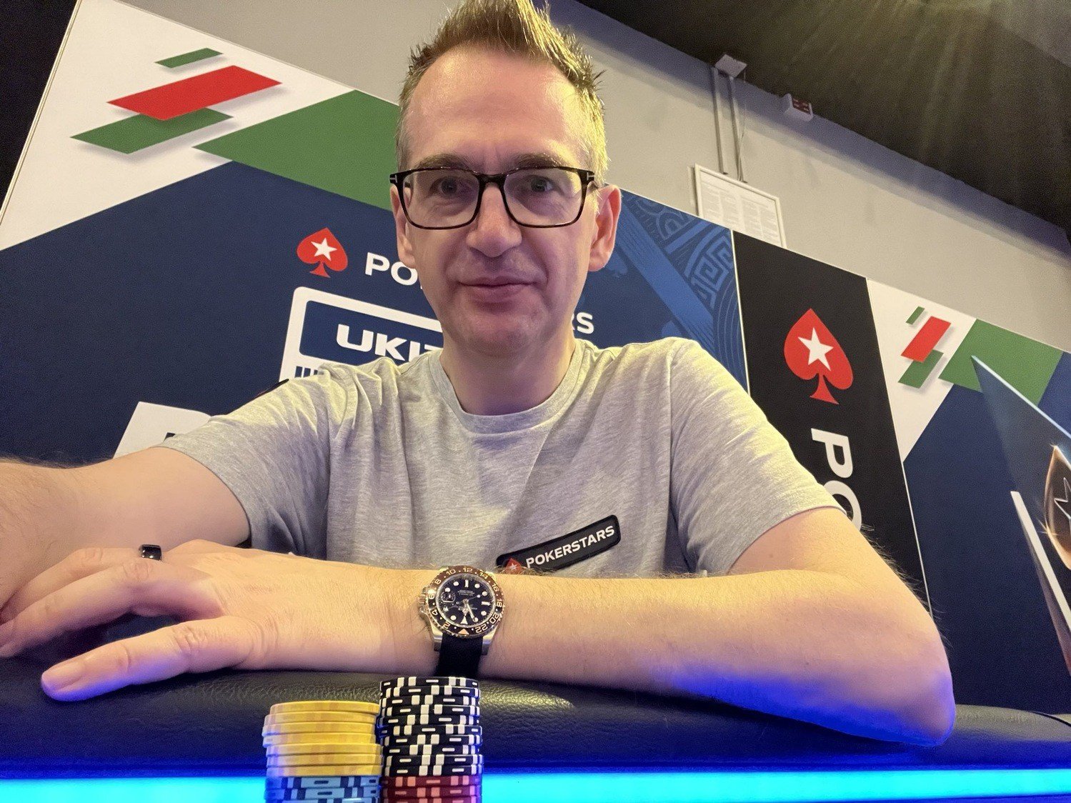 Poker commentator James Hartigan