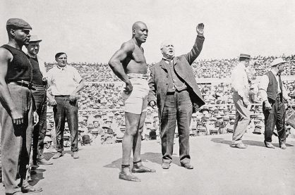 Johnson Jeffries pre-fight introduction