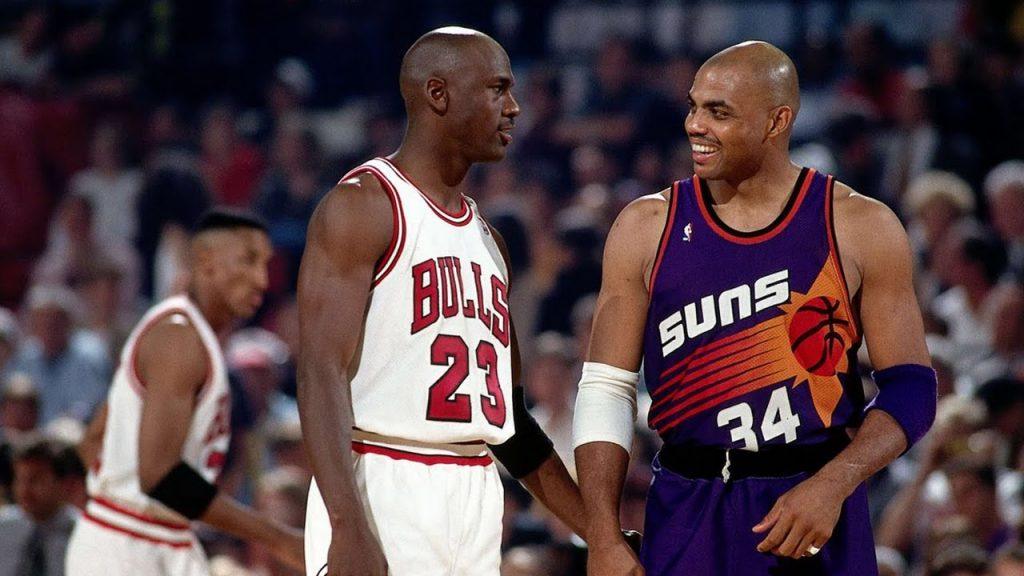 Michael Jordan and Charles Barkley, former NBA stars and big gamblers