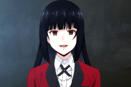 Yumeko Jabami, the main character from Kakegurui