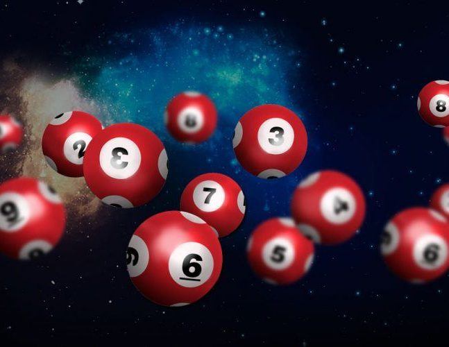 Balls used in a land-based casino game of Keno