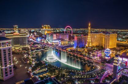 An image of Las Vegas, home to some of the best TV shows