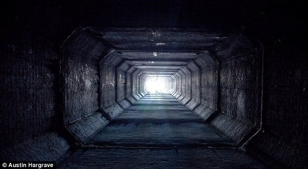 A tunnel under the Las Vegas strip where homeless people take shelter