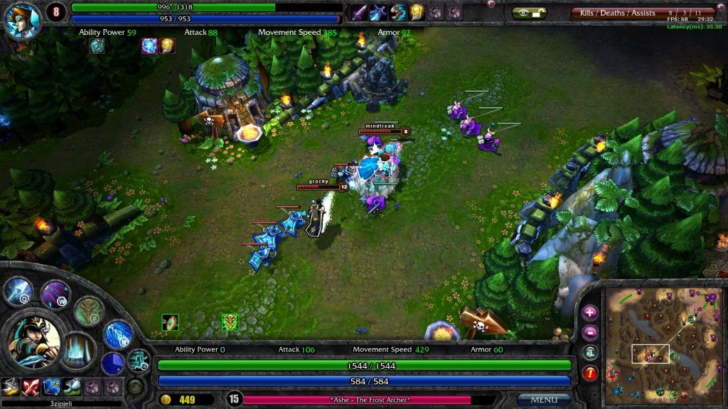 League of Legends game play