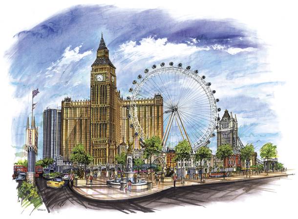 The London Resort and Casino plans for Las Vegas