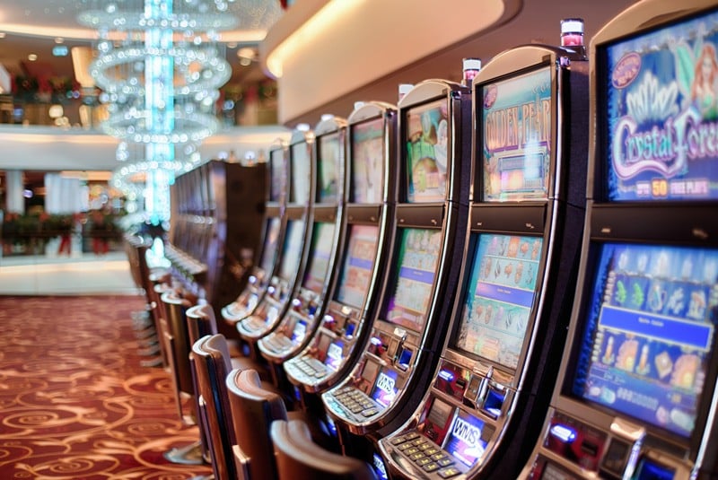 A photo from the casino floor of the MGM Grand Casino