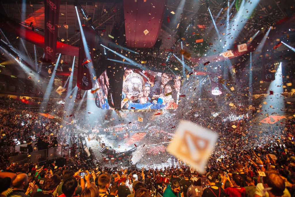 Winners of a major Dota 2 tournament
