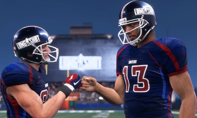Game play from the Madden 18 Longshot story mode