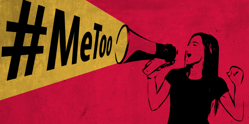 An image representing the MeToo social media campaign