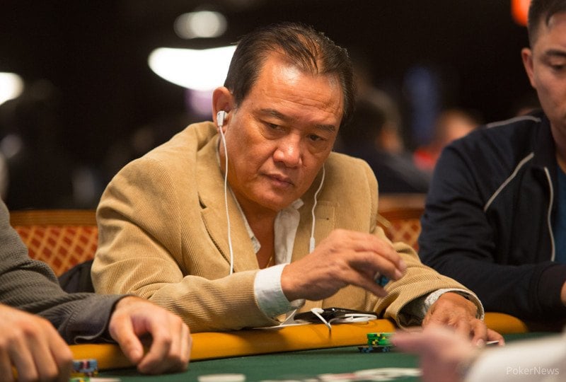 A photo of Men Nguyen competing in a World Series of Poker event