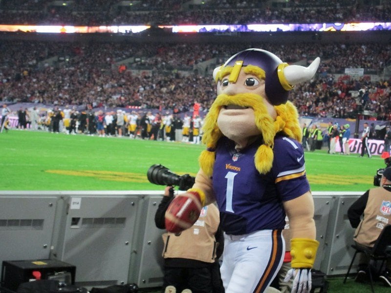 Viktor, the Minnesota Vikings mascot 
