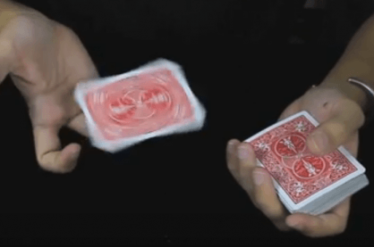 Spin cards on your fingers