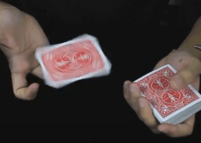 Spin cards on your fingers